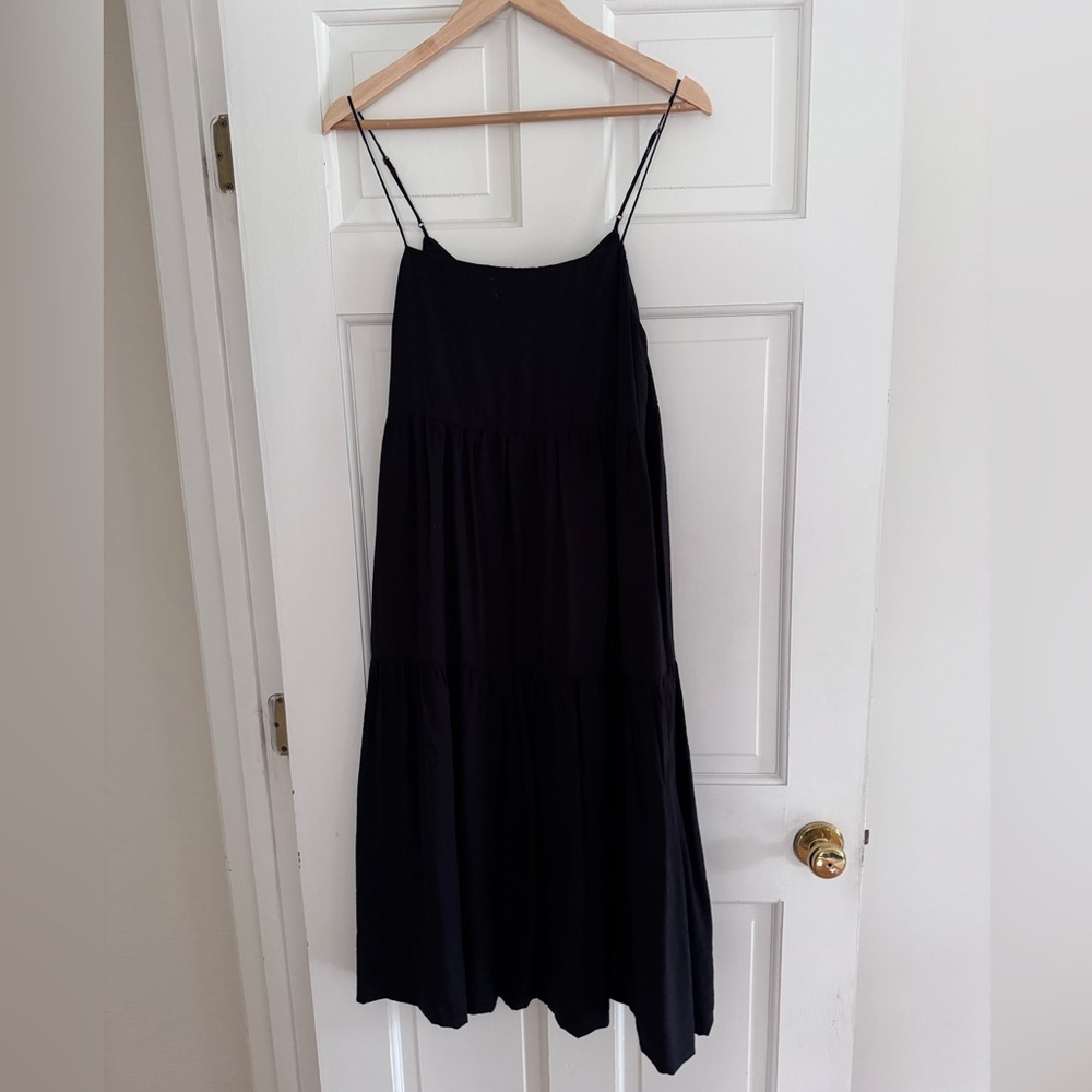 Abercrombie and Fitch Thin Strap Tiered Dress